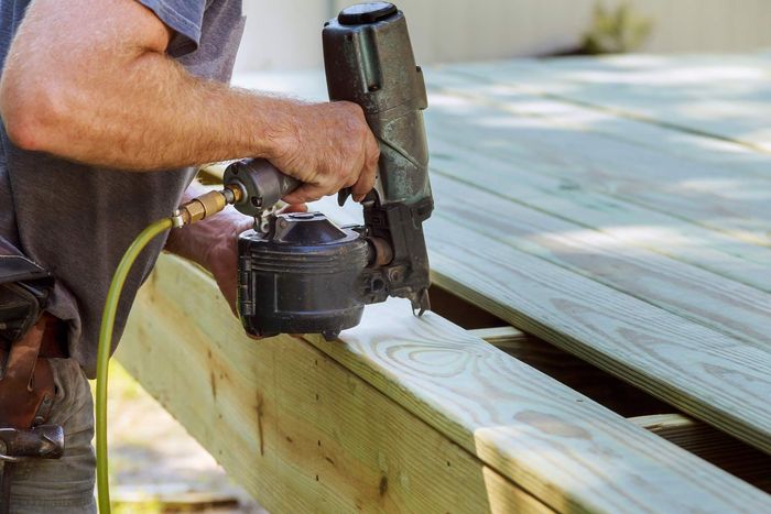 Installing Wood on deck