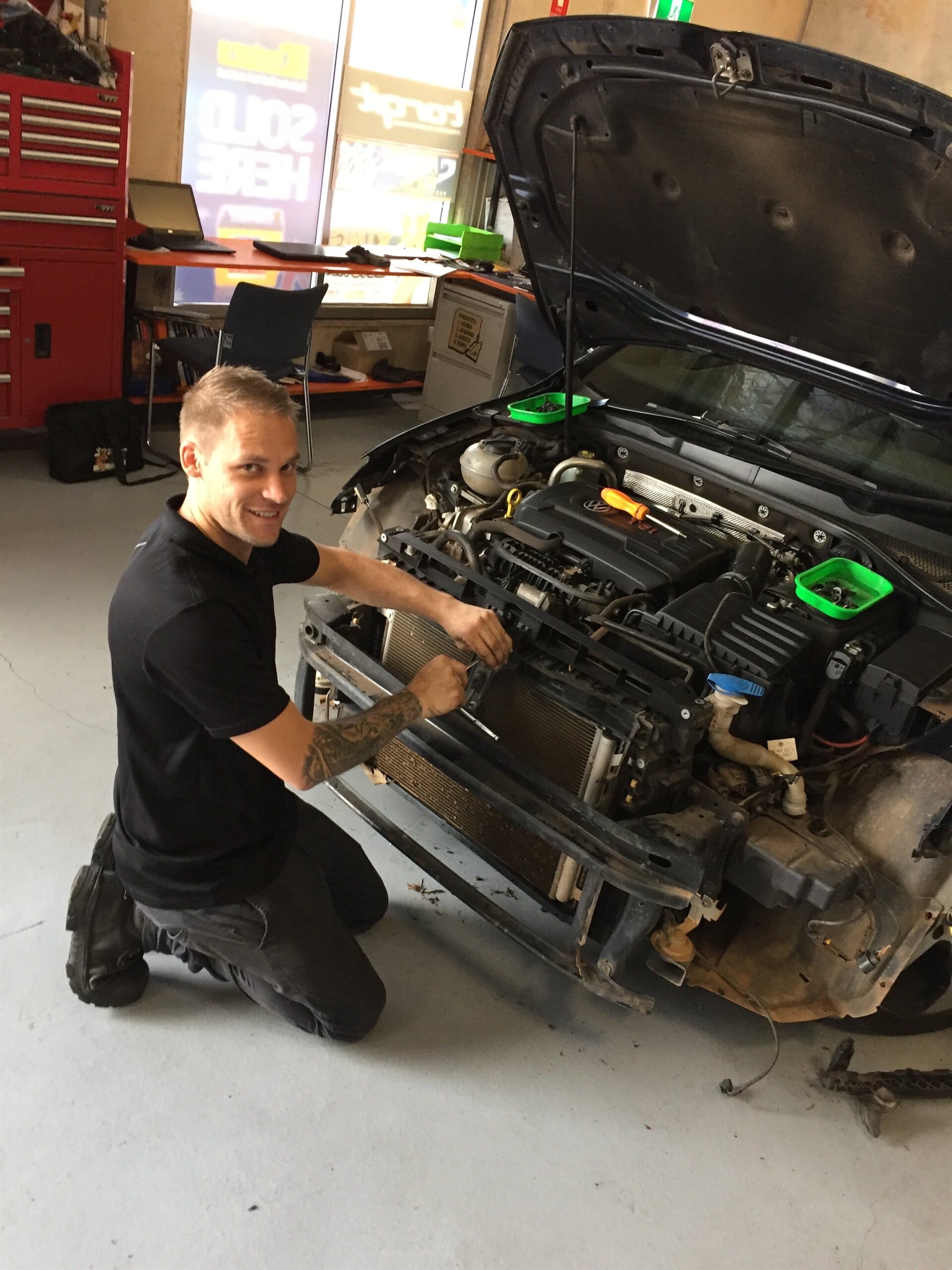 Mechanic Repairing Car — Mechanic in Berrimah, NT