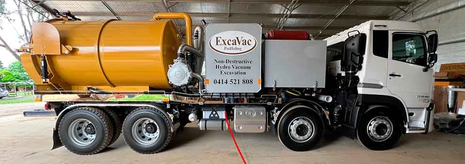 Image of exposed underground assets in street