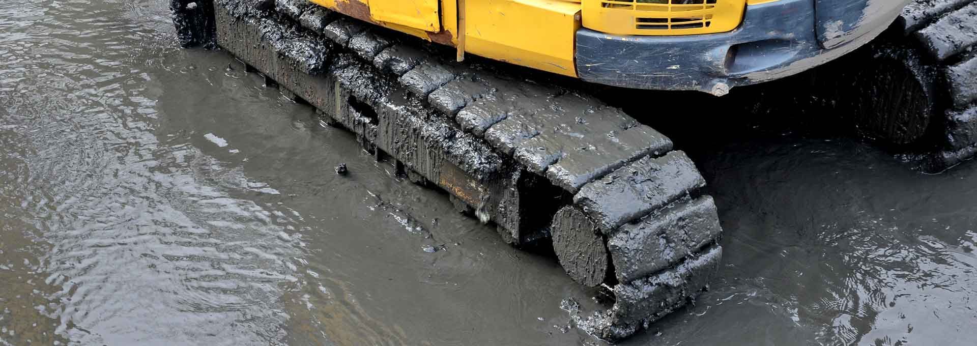 Image of bogged bulldozer