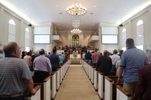 Neelys Creek Church Interior during service