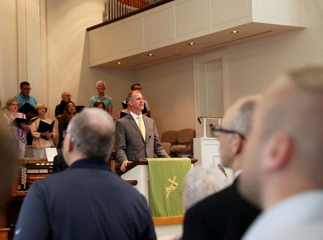 Neelys Creek ARP church service with Rev Matt Joldersma