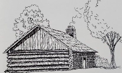 Drawing of Neelys Creek ARP Church second church