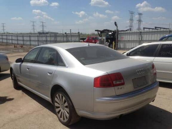 Silver audi car