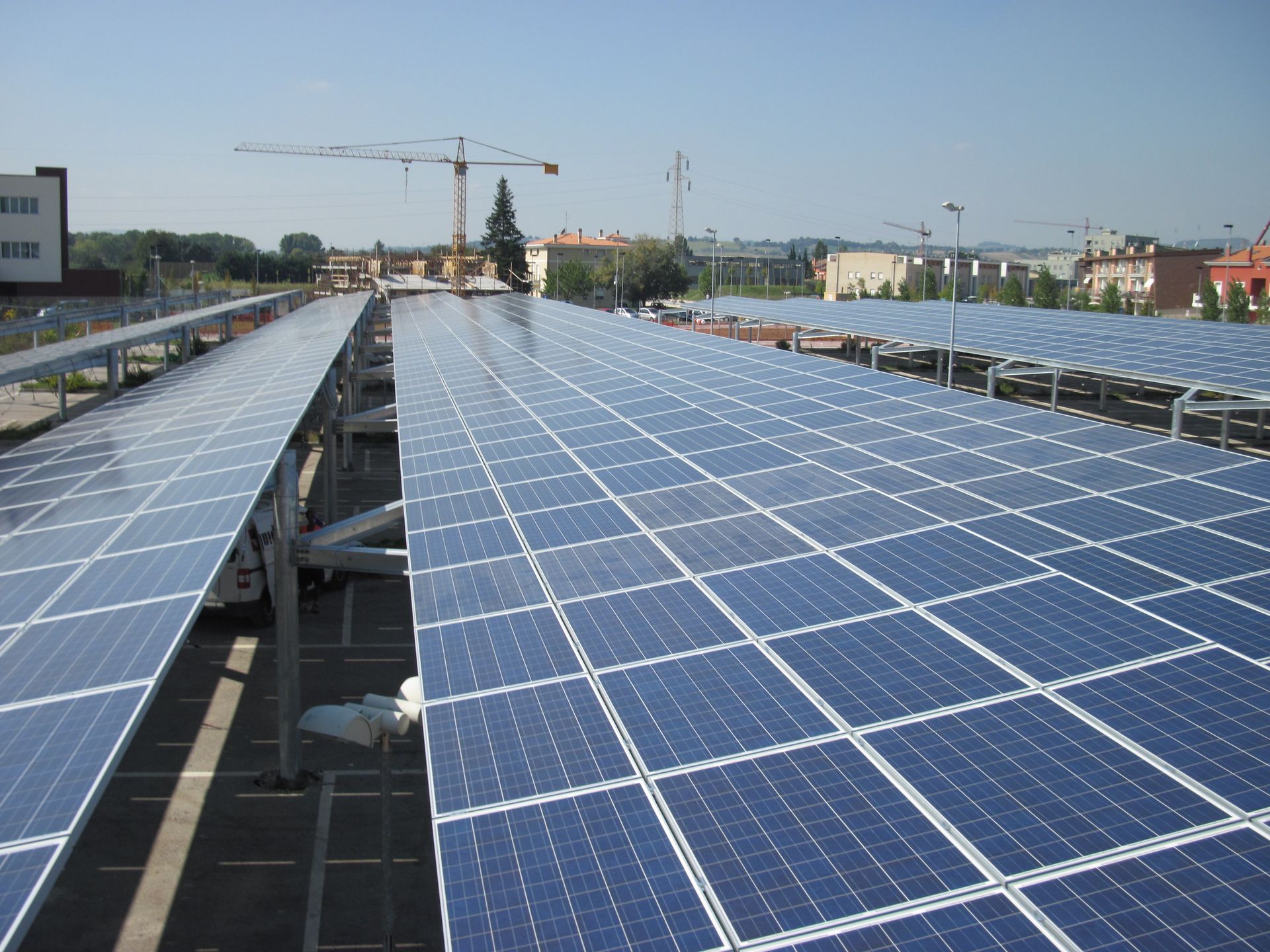 pensiline metalliche per fotovoltaico