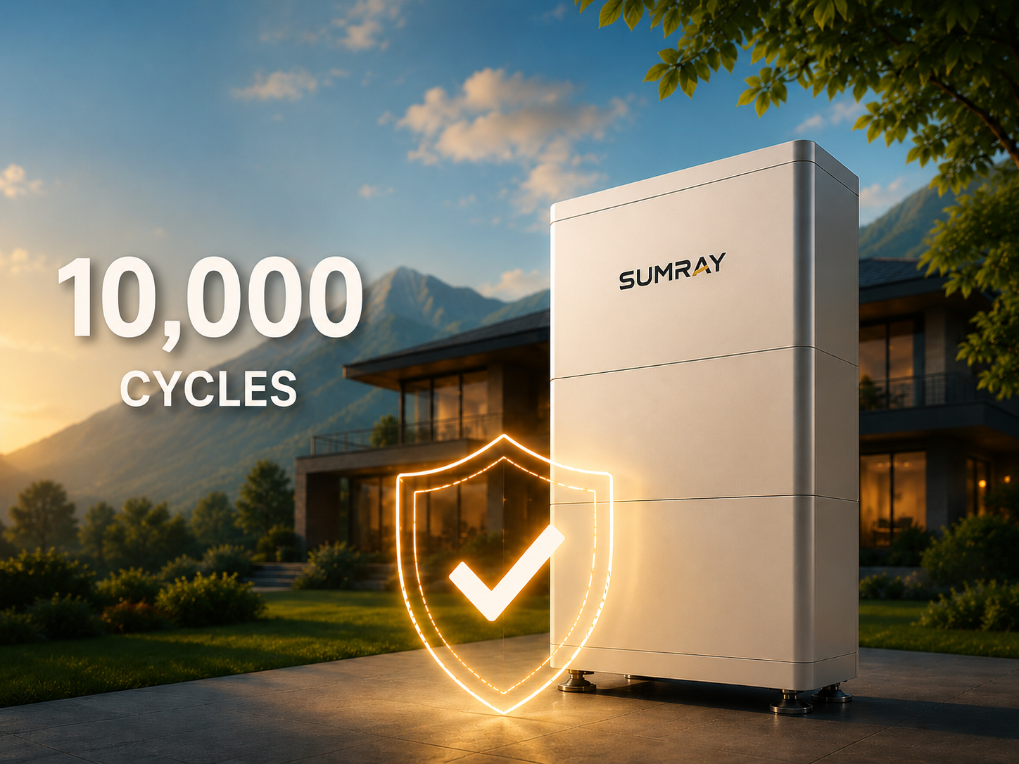 Sumray solar battery