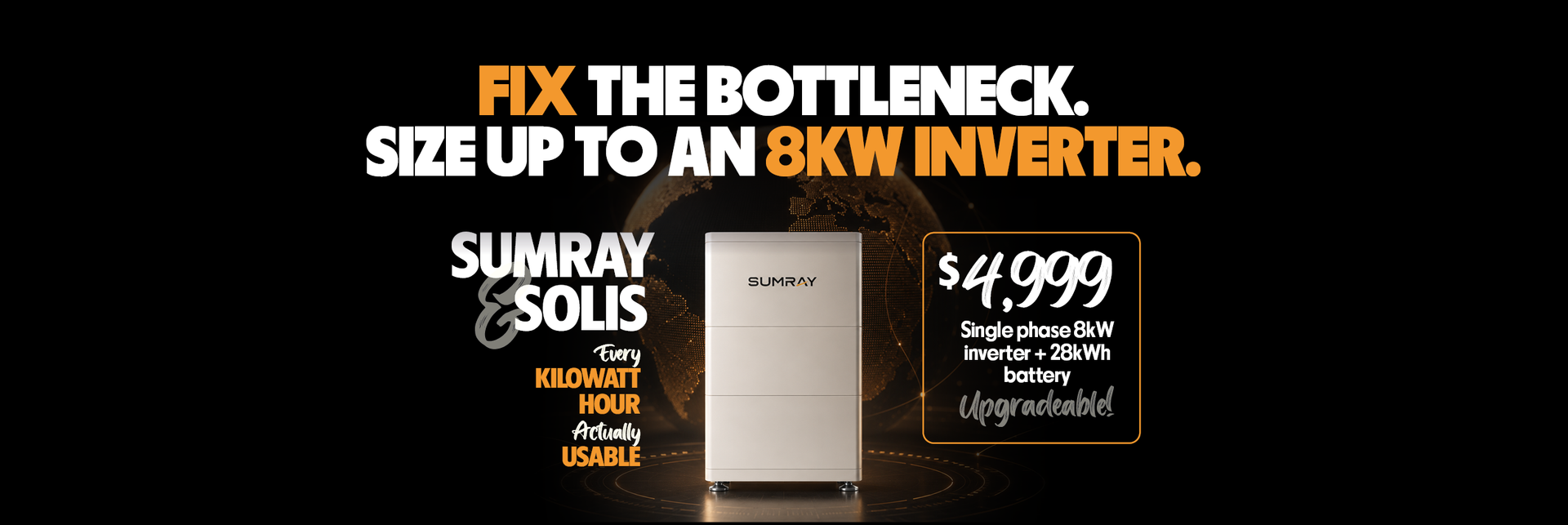 Sumray Sumray Solar Battery + Solis Hybrid Inverter | Australia's Largest ...