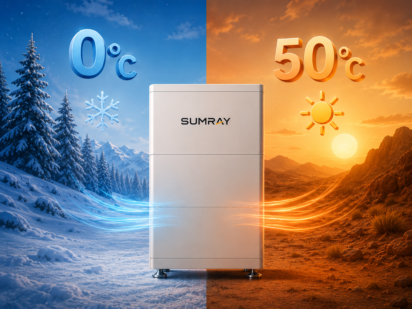 Sumray solar battery