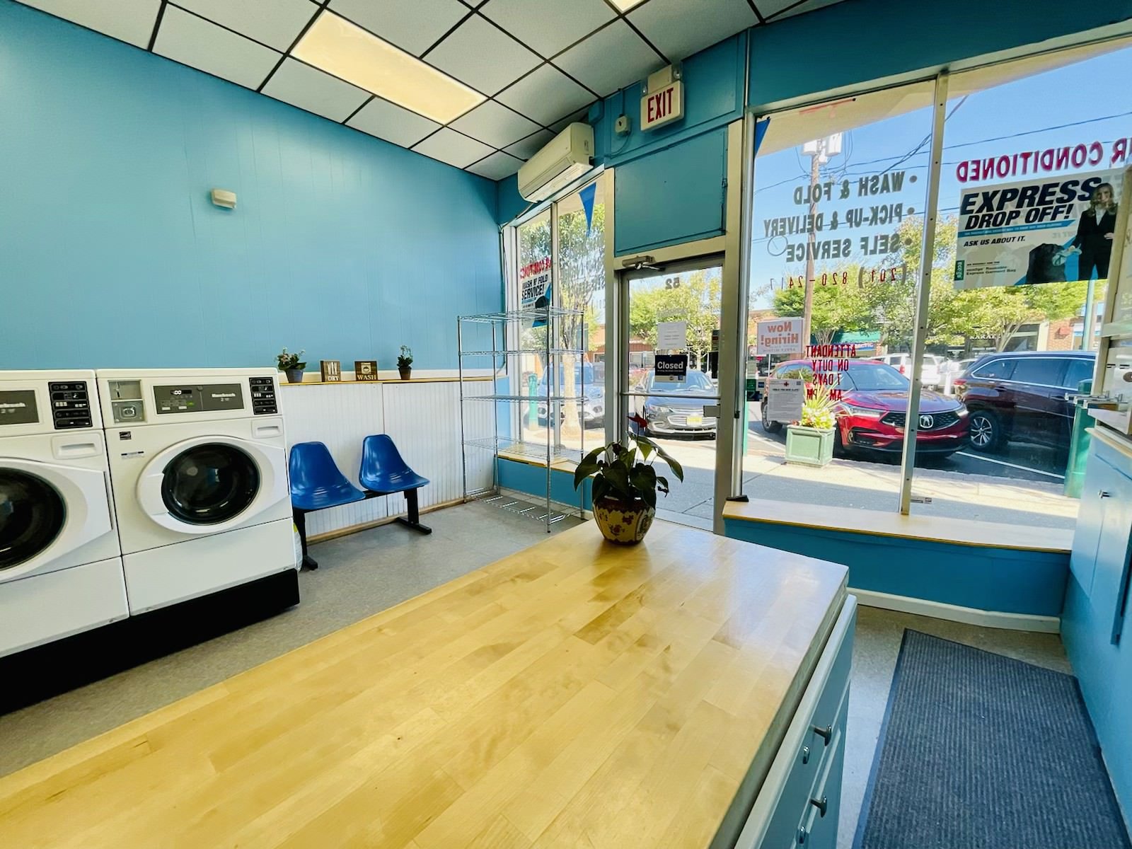 Laundromat Maywood NJ SelfServe, Wash & Fold Blue Sky Laundromat