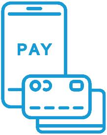 Card, Cash and Apple Pay