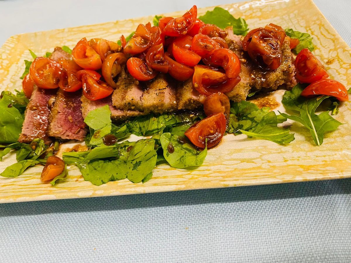 Fisch mit Kirschtomaten