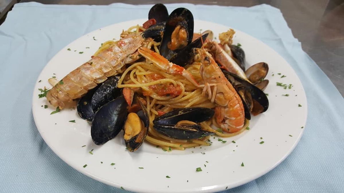 Spaghetti mit Meeresfrüchten