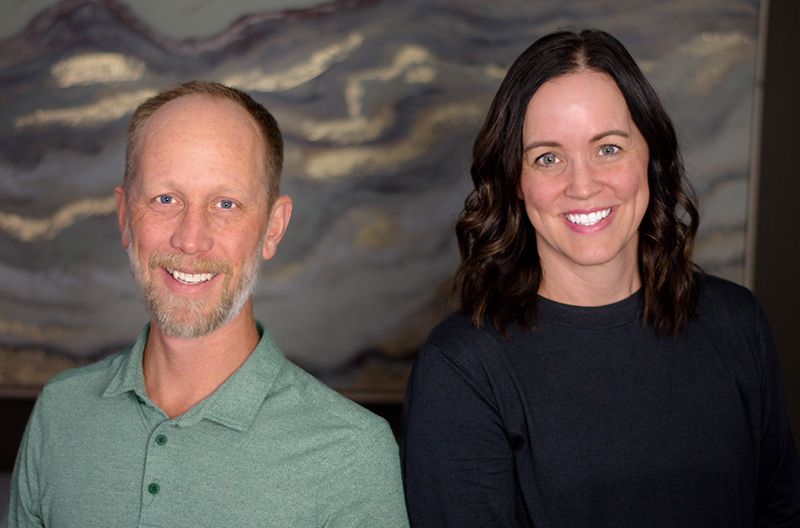 Dr. Beth Holwegner and Dr. Ryan Koch