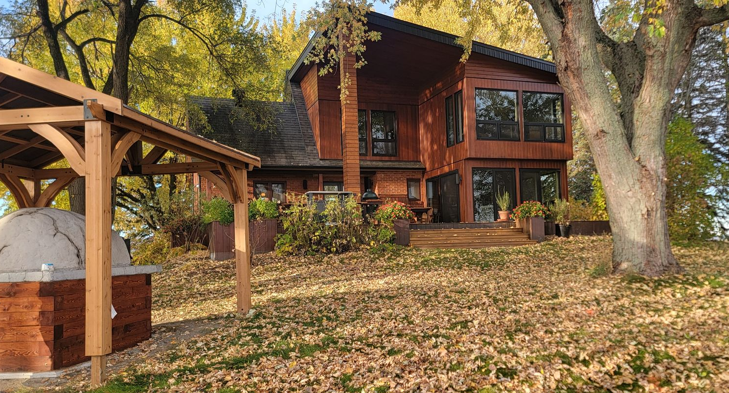 Maison à l'automne 2025 avant les travaux prévus avec Biophilia