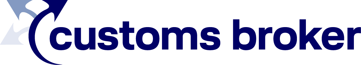 Ein blau-weißes Logo für Zollagenten