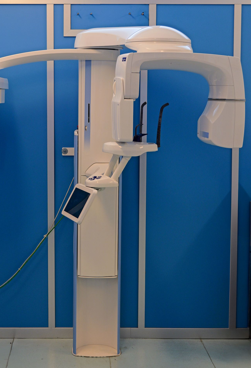 Scanner TC in un ambiente medico,