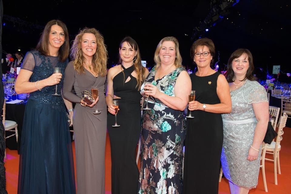 Friends of Alfie Martin lunch fundraiser. A picture of Fiona Martin and guests