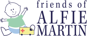 Over 21 years of raising funds for neonatal equipment. Friends of Alfie Martin logo