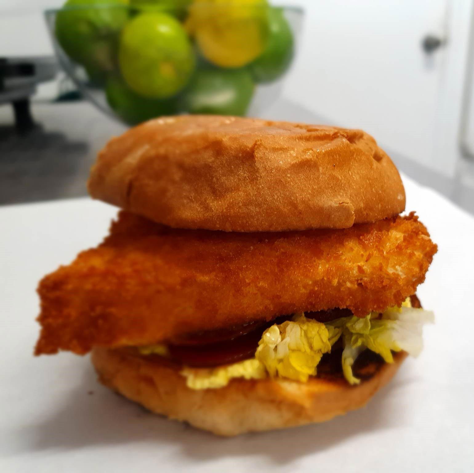 Delicious Spanish Mackerel Burger — Fish & Chip Shop in Portsmith, QLD