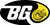 Black-and-yellow BG logo with a gear and chain graphic on the right