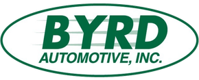 BYRD Automotive, Inc. logo in green text inside a green oval outline