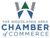 The Woodlands Area Chamber of Commerce logo in blue, green, and gray