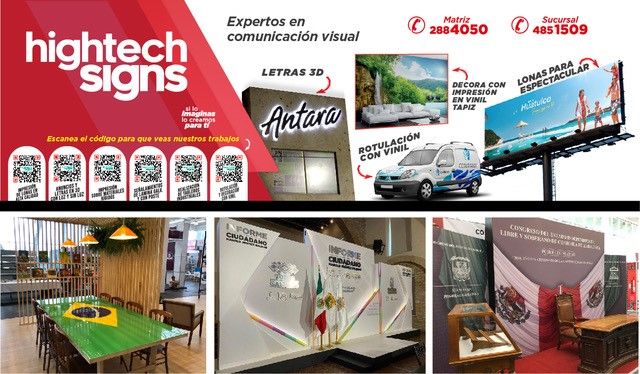 diseño de anuncios en Saltillo, Hightech Signs