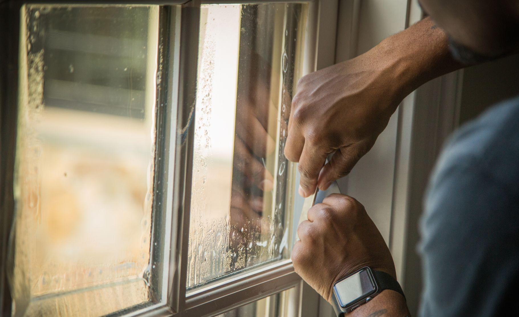 Residential decorative window film in Miami, FL.