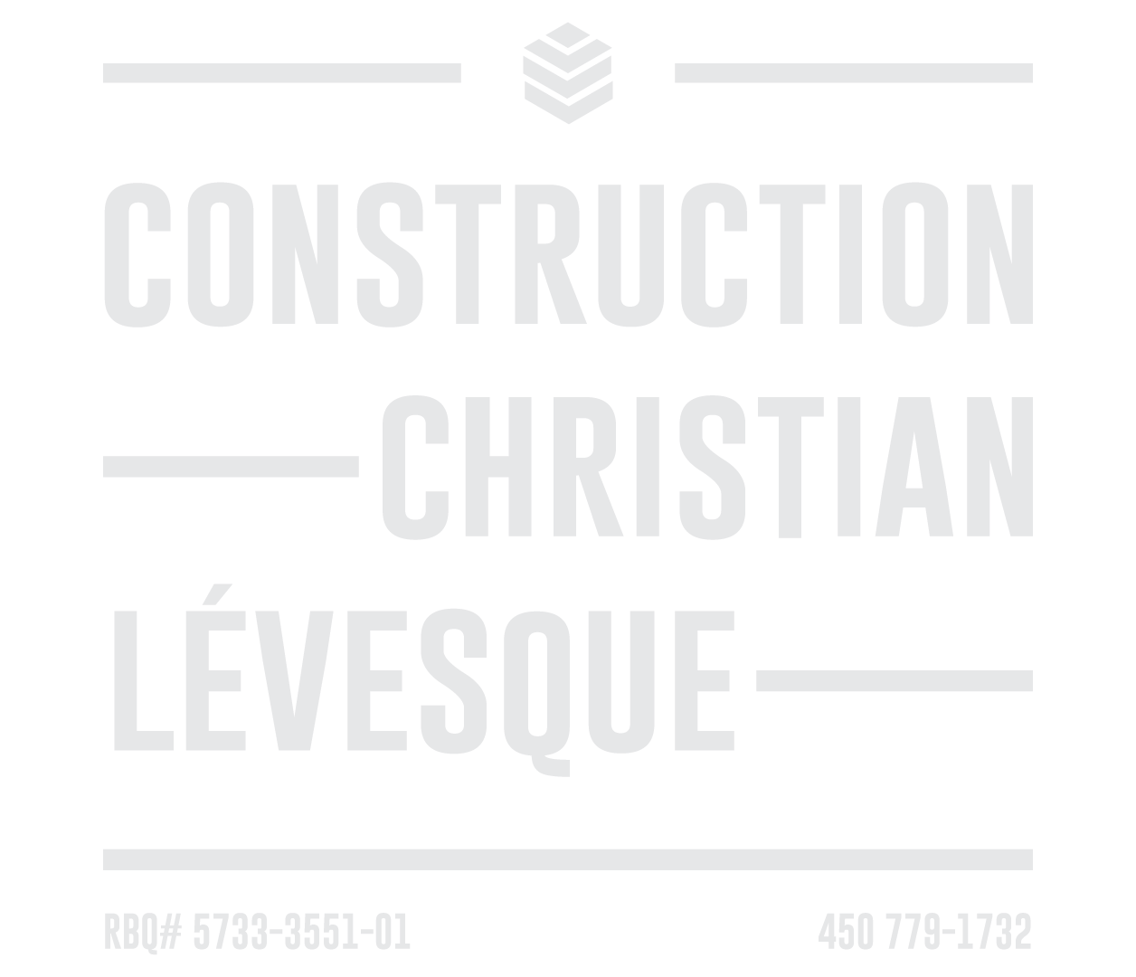 Construction Christian Lévesque LOGO
