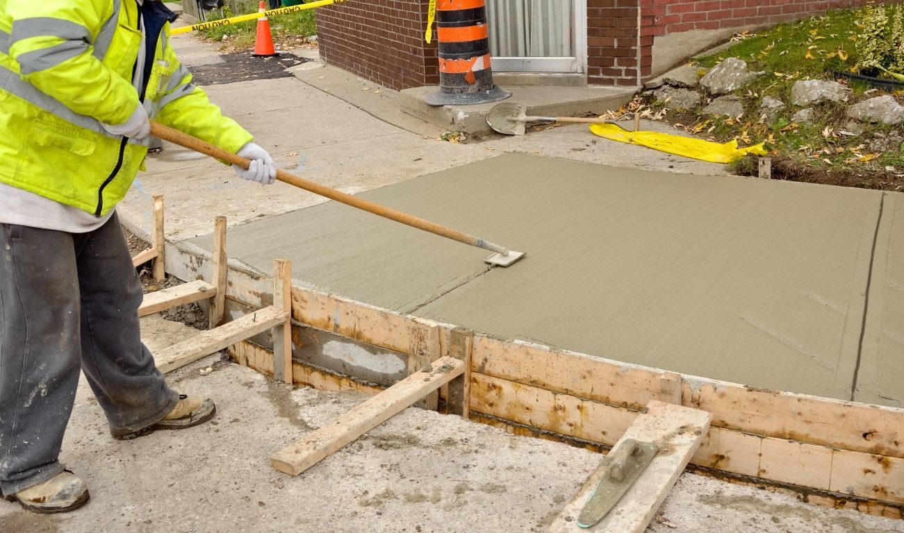 An image of concrete leveling services in Whittier, CA