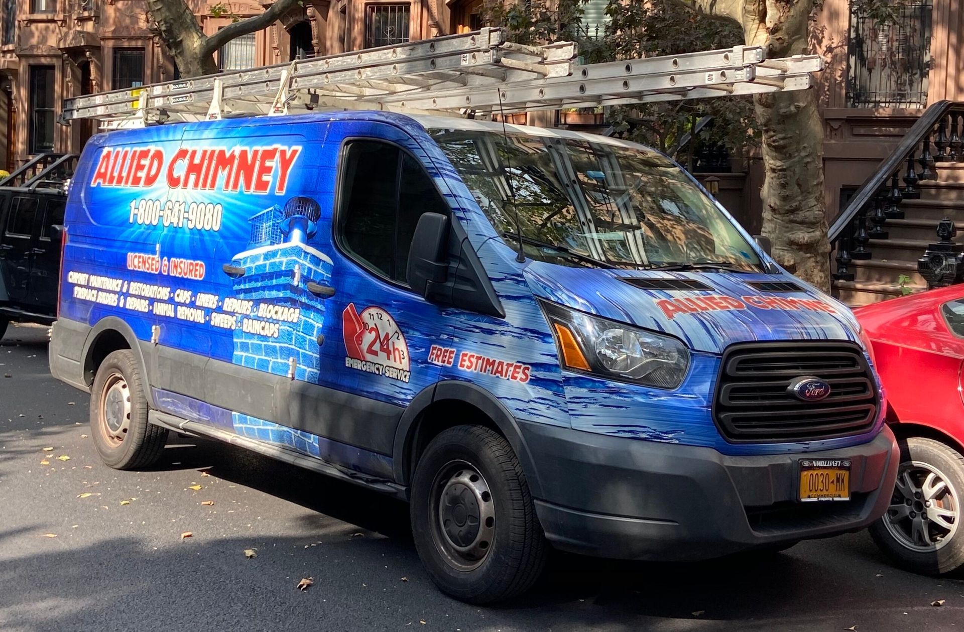 Allied Chimney Service Truck