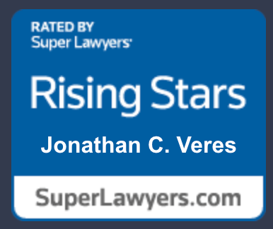 Rising Stars by SuperLawyers logo for Jonathan C. Veres