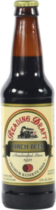Bottle of Reading Brau March Beer with a cream label and dark amber liquid