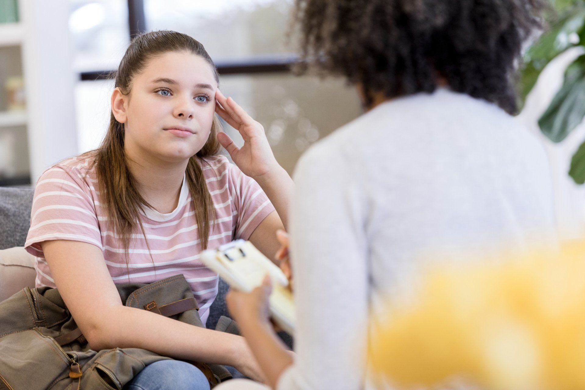Teen Girl Talking To The Counsellor – Waitara, NSW – Suzy Q Counsellor and Coach Teen Girl Talking To The Counsellor – Waitara, NSW – Suzy Q Counsellor and Coach