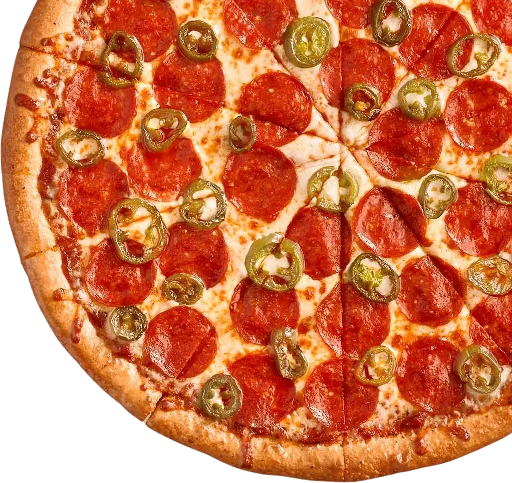 Pepperoni Pizza with Jalepenos 16