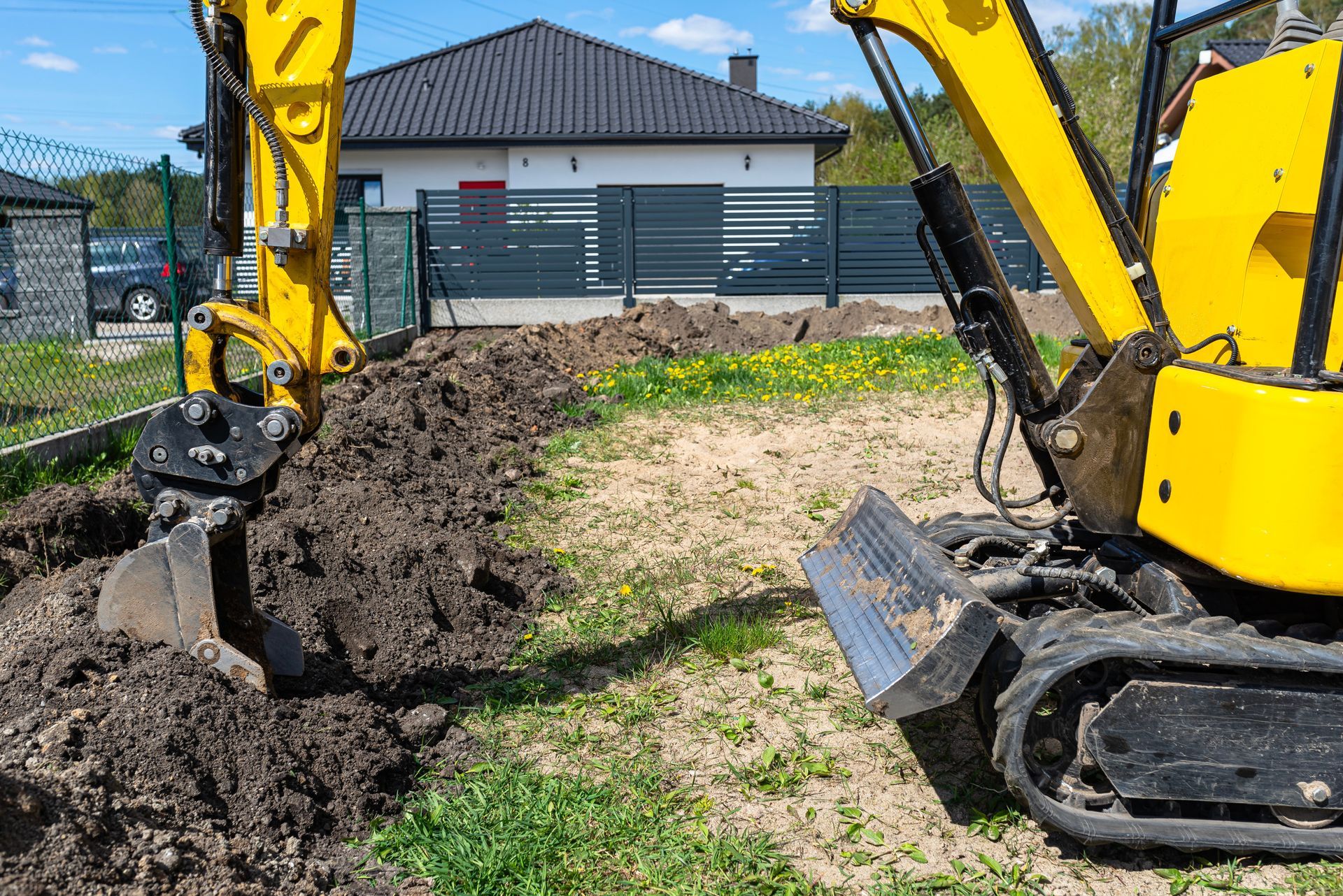 Landscaping and garden earthworks