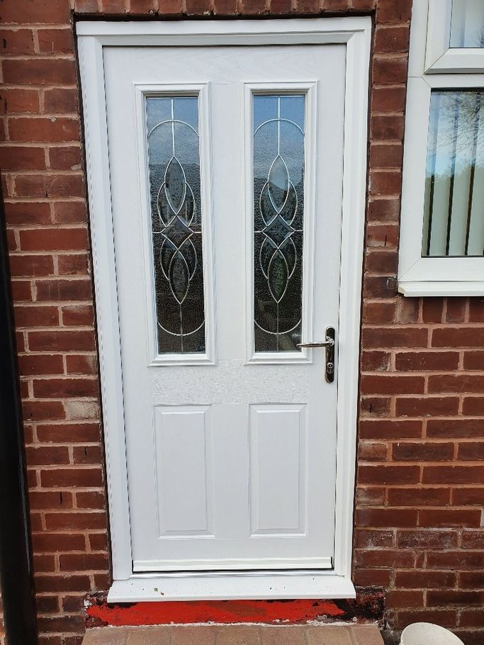 white door