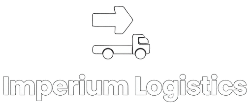 The Imperium Logistics logo featuring a simple outline of a truck moving beneath a rightward-pointing arrow.