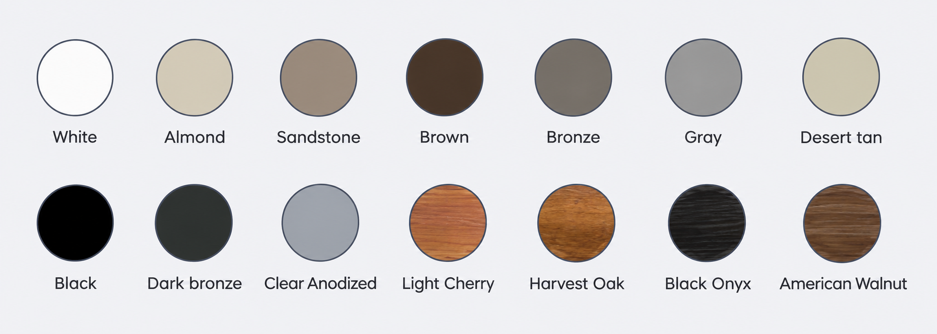 Skin tone color palette with labeled swatches from white to black and various beige, tan, and brown shades