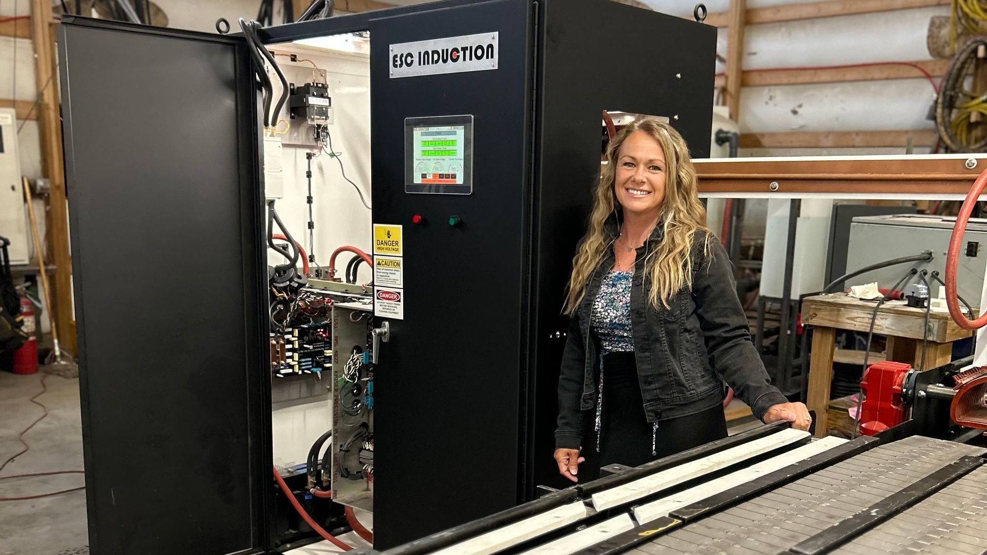 Induction heating automation line from ESC Induction 