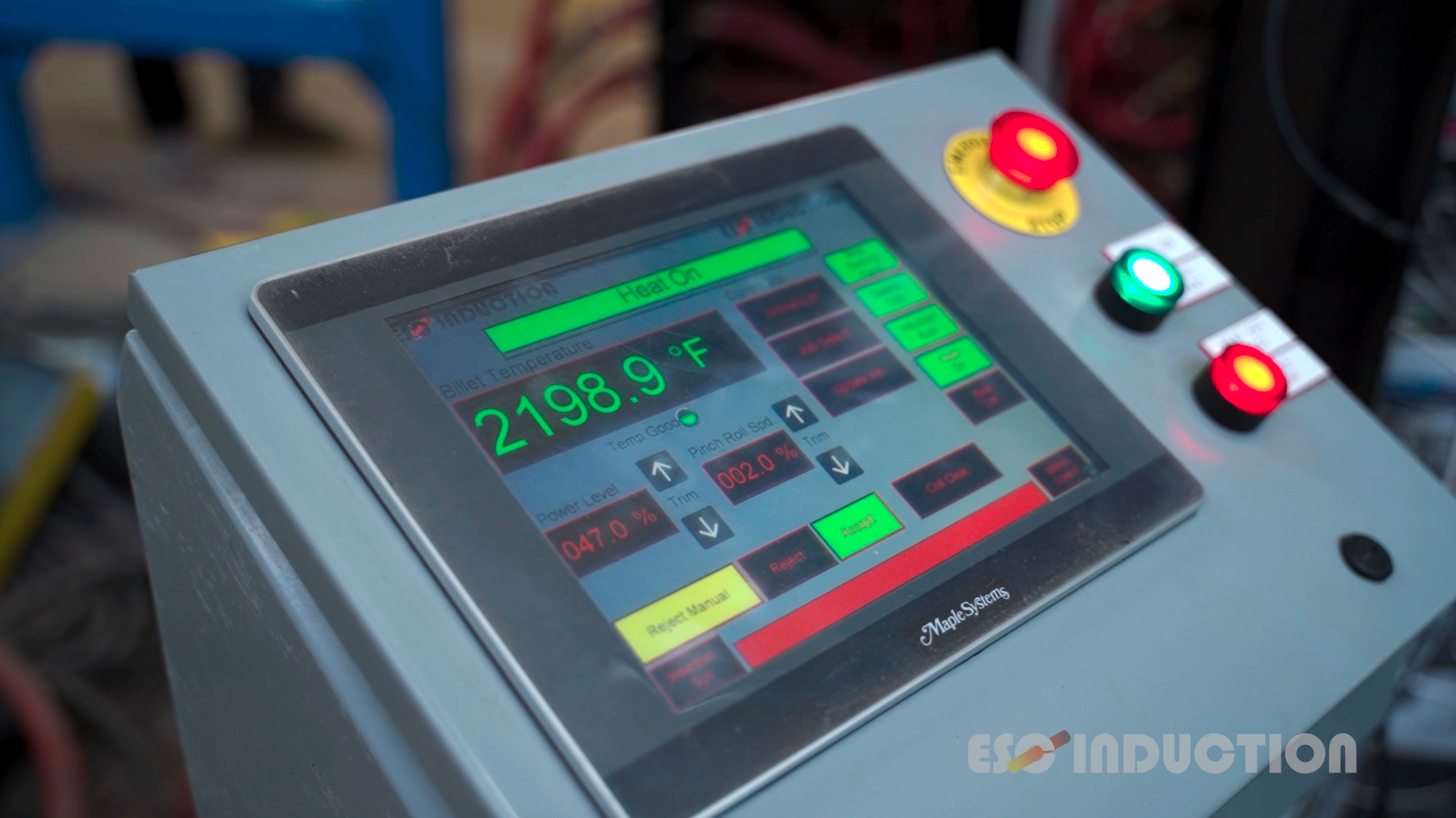 Induction heating automation line from ESC Induction