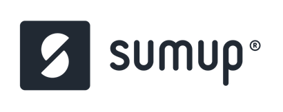 Logo di SumUp: quadrato blu scuro con una 