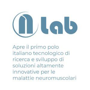 Logo di Lab, un centro di ricerca tecnologica italiano. Testo: 