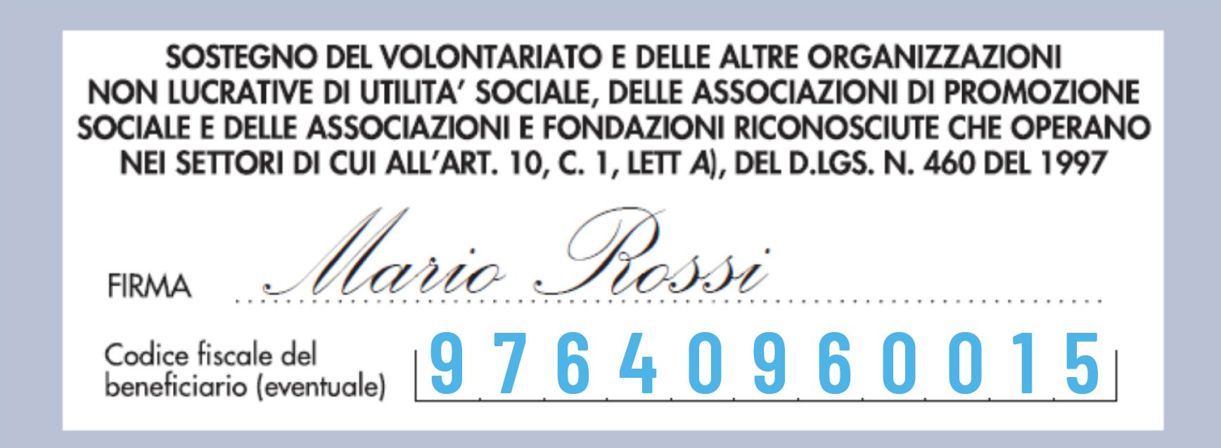 Testo con firma