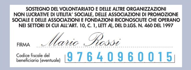 Testo con firma 