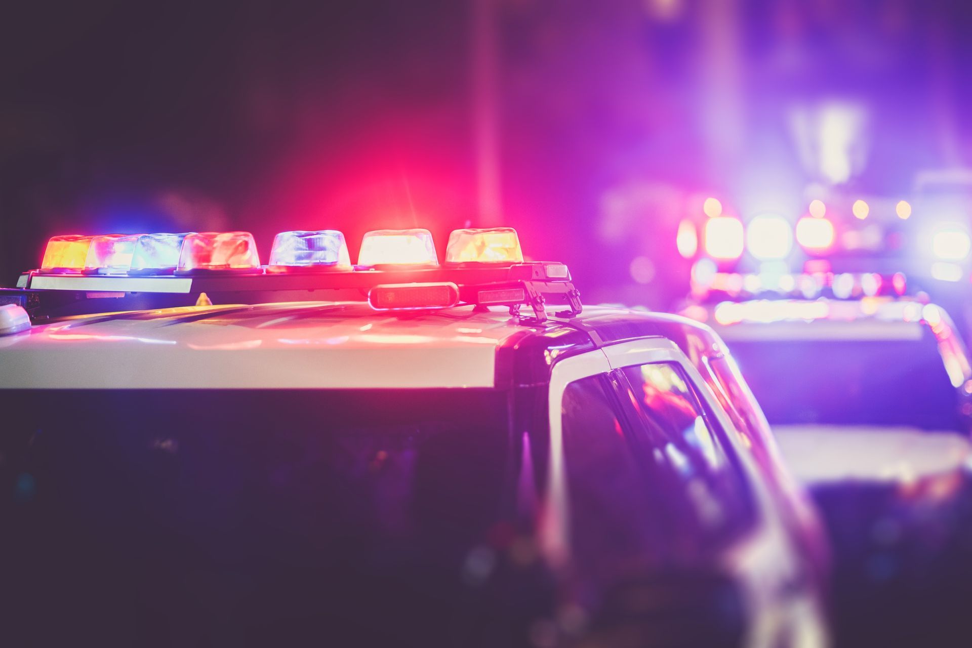 Police DUI Checkpoint.