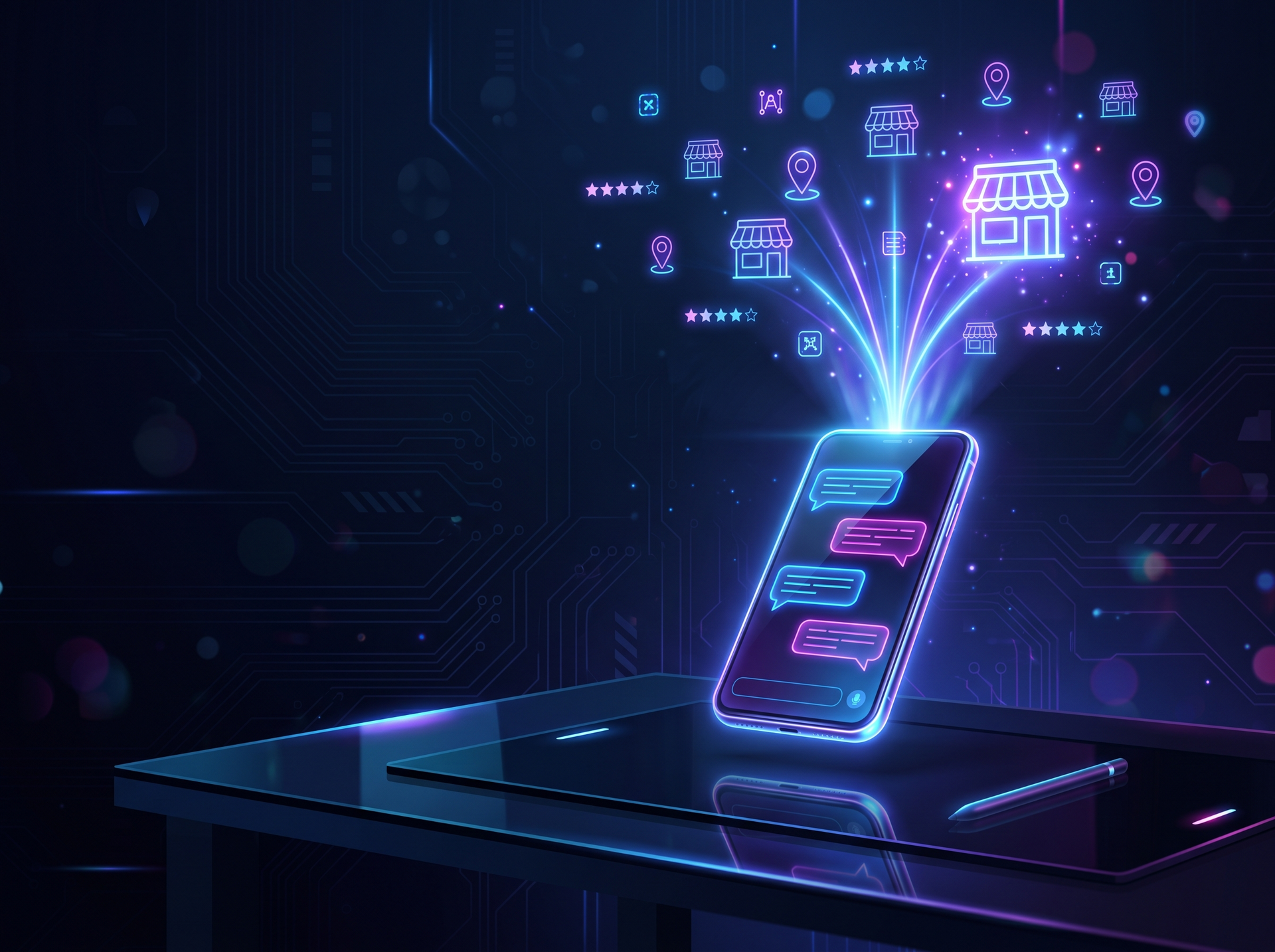 business owner checking AI search results in Tampa Bay, FL