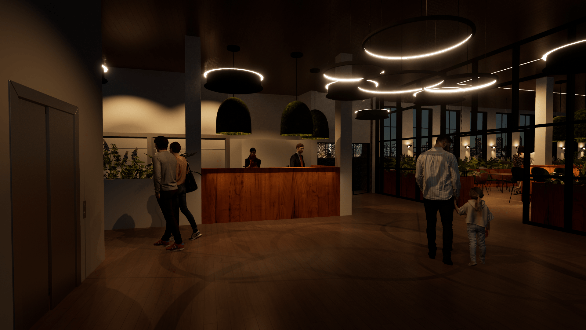 lichtplan ontwerp, entree, project jan des bouvrie academie, zhendesign