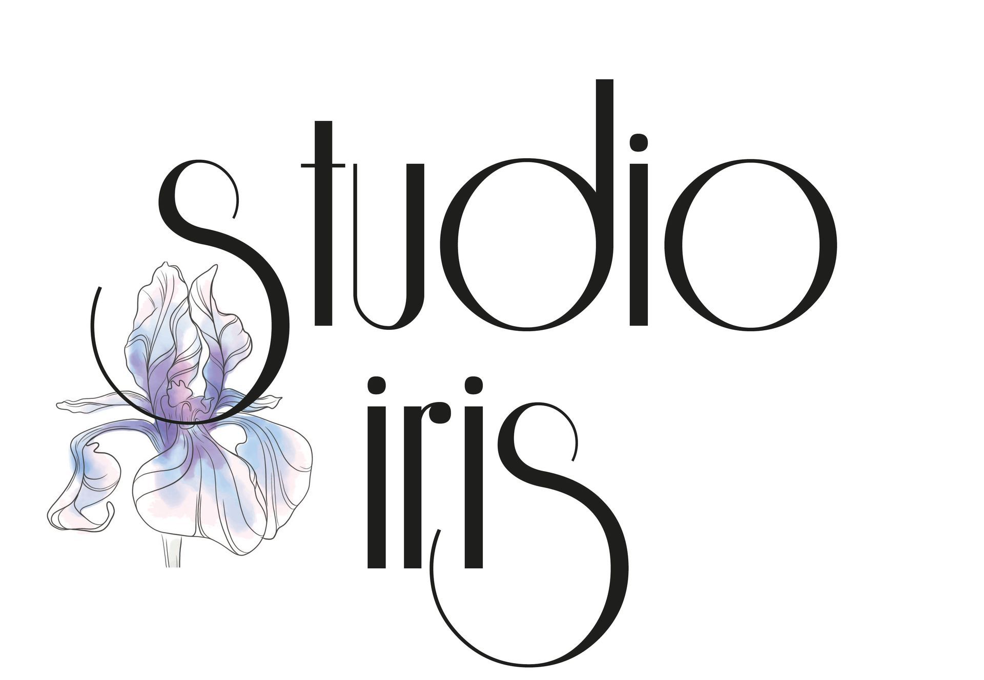 Logo voor Studio Iris met de tekst 