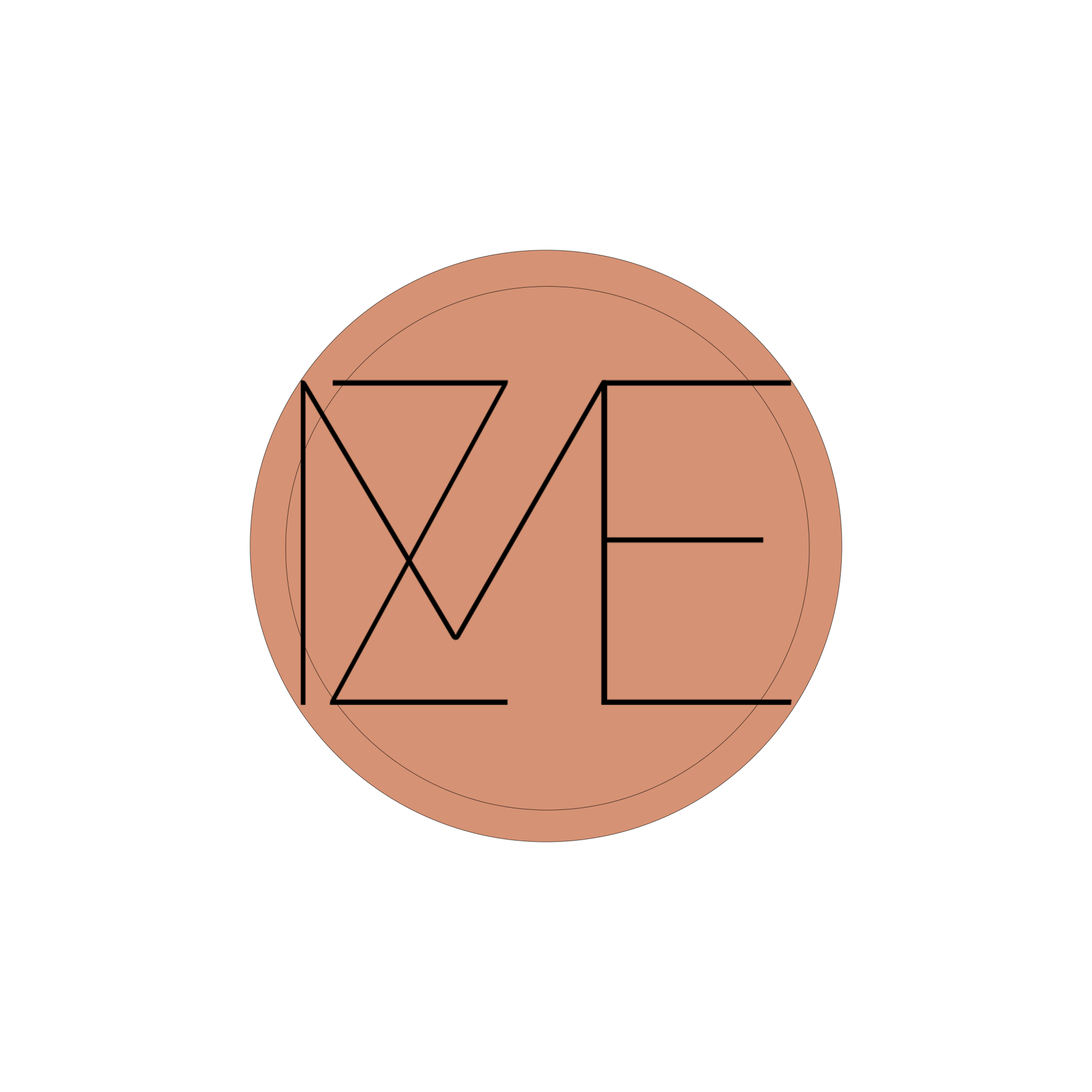 Een logo met de zwarte letters 